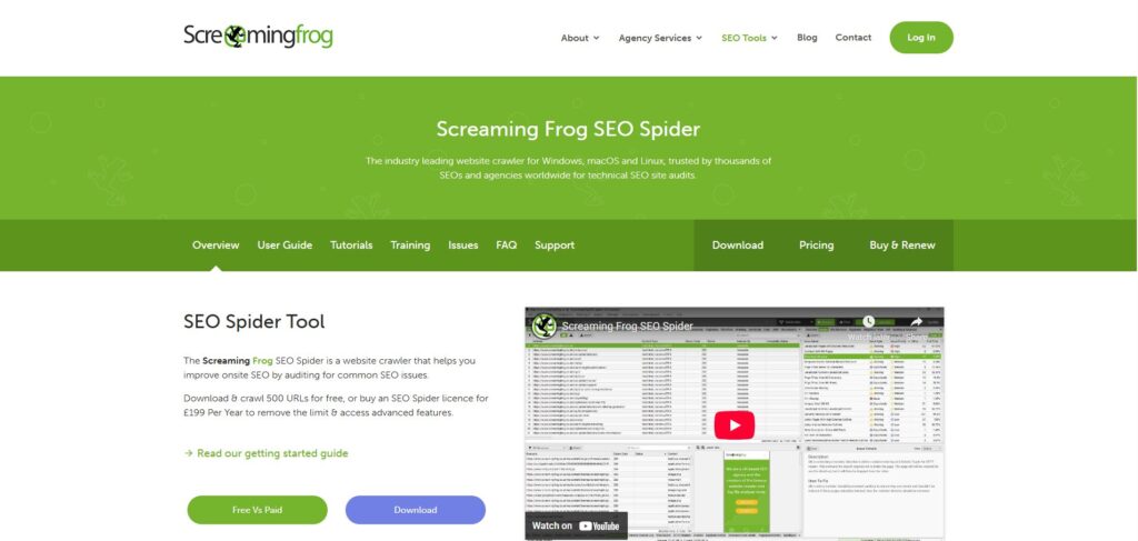 Screaming frog web crawler | Nonofo Joel