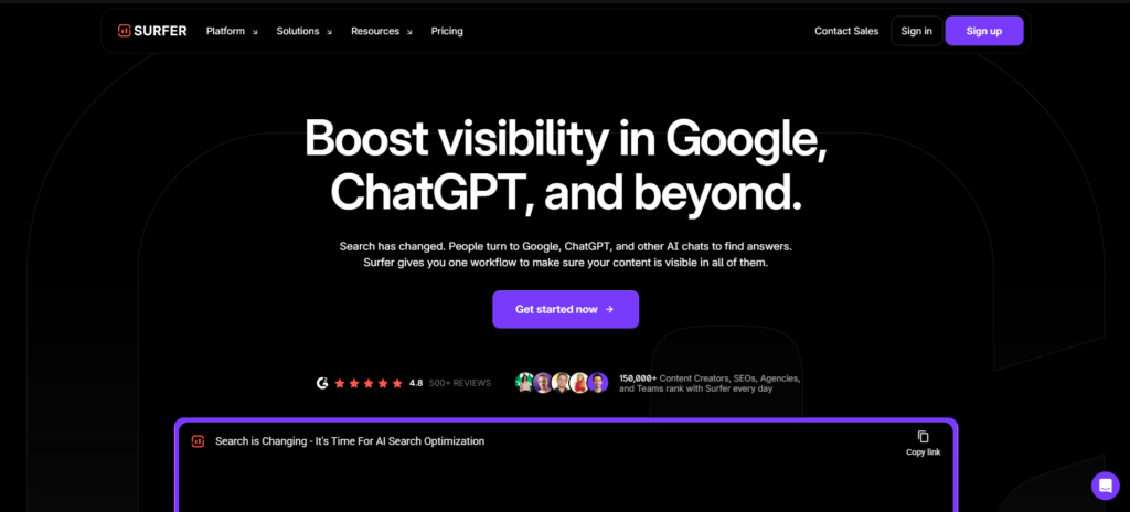 SurferSEO boost visibility online | Nonofo Joel