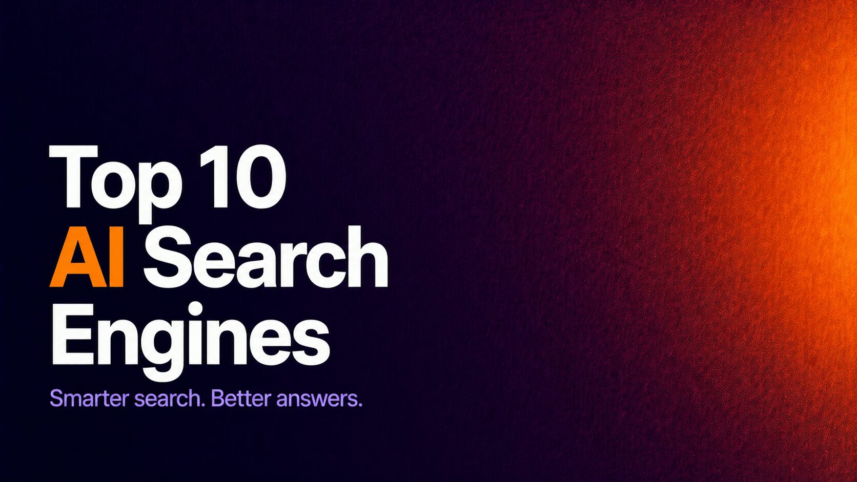 ai search engines top fImage | Nonofo Joel Top 10 AI Search Engines — Smarter search. Better answers.